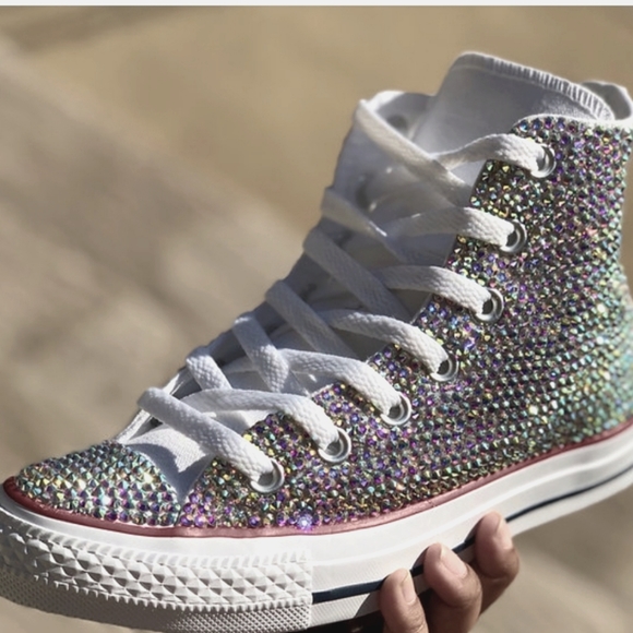 Bling Converse Shoes - Picture 2 of 10